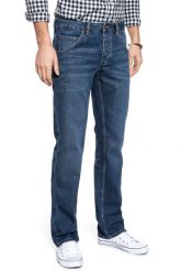 SPODNIE MĘSKIE MUSTANG Michigan Straight 1009082 5000 883 883. Spodnie materiałowe męskie Mustang, l, bez wzorów, z jeansu. W wyprzedaży za 54.99 zł.