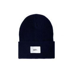 Czapka Beanie Navy. Niebieskie czapki i kapelusze męskie Harp team, z dzianiny. Za 49.00 zł.