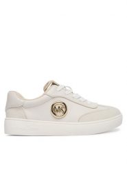MICHAEL Michael Kors Sneakersy Jem Scotty Charm MK03815256 Biały. Białe buty sportowe dziewczęce MICHAEL Michael Kors, bez wzorów, ze skóry, bez zapięcia. Za 379.99 zł.
