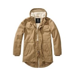 Parka Brandit Marsh Lake Teddy. Brązowe parki męskie Brandit, xl, z aplikacjami, z futra, bez kaptura. Za 468.00 zł.