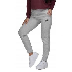 Spodnie Sportowe Damskie Puma. Szare spodnie sportowe damskie Puma, bez wzorów, na fitness i siłownię. Za 95.90 zł.