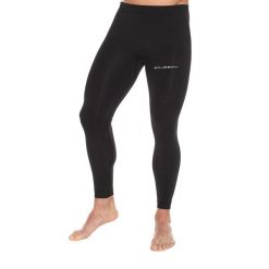 Legginsy do biegania męskie Brubeck Running Force. Czarne legginsy sportowe męskie Brubeck, m, bez wzorów, z elastanu, długie, do biegania. Za 199.99 zł.