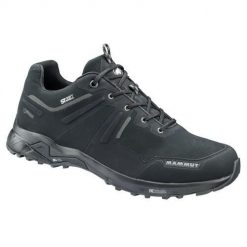 Buty turystyczne męskie Mammut Ultimate III Low GTX. Czarne eleganckie półbuty Mammut, z gore-texu, eleganckie, bez zapięcia. Za 882.30 zł.