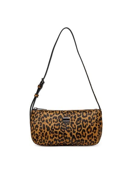 Tommy Jeans Torebka Tjw Must Leopard Shoulder Bag AW0AW18008 Pomarańczowy. Brązowe torebki do ręki damskie Tommy Jeans, bez wzorów, z jeansu, bez dodatków. Za 329.99 zł.