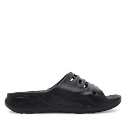 Klapki Teva. Czarne klapki damskie Teva, bez wzorów, bez obcasa. Za 119.99 zł.