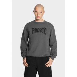 Bluza sportowa męska Prosto College bez kaptura. Czarne bluzy męskie Prosto., m, bez wzorów, bez kaptura. Za 249.99 zł.