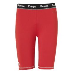 Szorty kompresyjne Kempa Attitude. Czerwone krótkie spodenki sportowe męskie Kempa, s, bez wzorów, z elastanu, na fitness i siłownię. Za 127.50 zł.