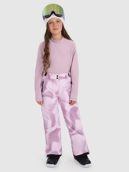 4F Spodnie snowboardowe membrana 10000 dziewczęce - multikolor 128 (7-8 lat). Brązowe spodnie materiałowe dla dziewczynek 4f, na zimę, bez wzorów, z materiału. Za 299.99 zł.