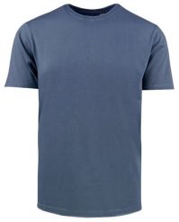 Męski T-Shirt -Brave Soul- Delikatny Efekt Sprania Tkaniny - Granat. Niebieskie t-shirty męskie Brave Soul, na lato, l, bez wzorów, z bawełny, casualowe, bez kołnierzyka. Za 59.00 zł.
