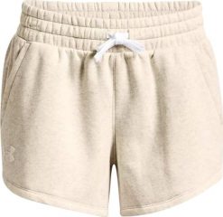 Under Armour Spodenki Rival Fleece Short 1369858 783 Beżowe r. S. Brązowe szorty sportowe damskie Under Armour, s, bez wzorów, sportowe. Za 122.32 zł.