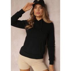 Czarna Bluza z Kapturem Medo. Czarne bluzy damskie Renee, l, bez wzorów, z jeansu, z kapturem. Za 79.99 zł.