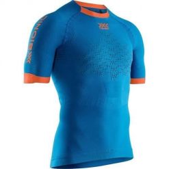 Koszulka sportowa męska X-Bionic The Trick 40 Run M. Niebieskie koszulki sportowe męskie X Bionic, m, bez wzorów, bez kołnierzyka, bez ramiączek. Za 652.00 zł.