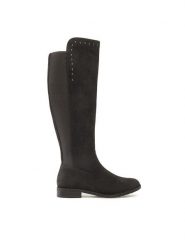 Jenny Fairy Kozaki LS3523-60 Czarny. Czarne kozaki damskie Jenny Fairy, z materiału, bez obcasa, na płaskiej podeszwie. Za 149.99 zł.