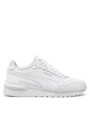 Puma Sneakersy St Runner v4 L Jr 399736 02 Biały. Białe buty sportowe dziewczęce Puma, bez wzorów, ze skóry, bez zapięcia. Za 164.99 zł.