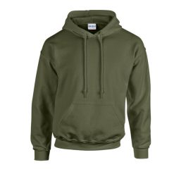 Bluza Z Kapturem Dla Dorosłych Unisex Heavy Blend. Zielone bluzy męskie Gildan, m, bez wzorów, z kapturem. Za 74.99 zł.