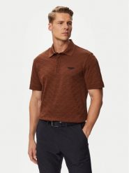 BOSS Polo C-Prout 180_AM 50565174 Brązowy Regular Fit. Brązowe koszulki polo męskie Boss, m, bez wzorów, z bawełny, bez ramiączek. Za 749.99 zł.