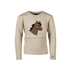 T-shirt z długim rękawem dziewczynka HKM Kids Mia. Brązowe t-shirty i topy dla dziewczynek HKM, z aplikacjami, z bawełny, bez ramiączek. Za 154.50 zł.