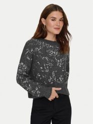 ONLY Sweter Alta 15353230 Szary Regular Fit. Szare swetry damskie Only, l, bez wzorów, z syntetyku, bez kołnierzyka, bez ramiączek, bez kaptura. Za 169.99 zł.