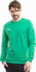 Puma Bluza męska Puma Team Goal Casuals Crew Neck Sweat zielona 658592 05 M. Zielone bluzy męskie Puma, m, bez wzorów, bez kaptura. Za 174.00 zł.