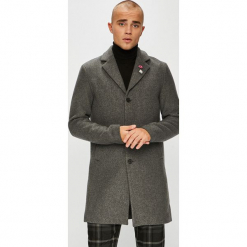 Jack & Jones - Płaszcz. Szare płaszcze męskie Jack & Jones, z bawełny, klasyczne. W wyprzedaży za 339.90 zł.
