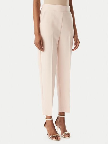 Maryley Spodnie materiałowe 26EB616/43PY Różowy jasny Regular Fit. Czerwone spodnie materiałowe damskie Maryley, s, bez wzorów, z materiału. Za 203.99 zł.