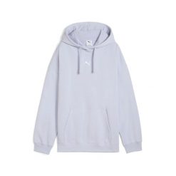 Bluza damska z kapturem Puma Oversized. Niebieskie bluzy damskie Puma, xs, bez wzorów, z bawełny, z kapturem. Za 200.70 zł.