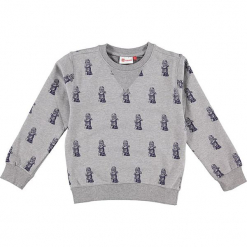 Bluza "Sebastian 713" w kolorze jasnoszarym. Bluzy dla chłopców marki bonprix. W wyprzedaży za 82.95 zł.