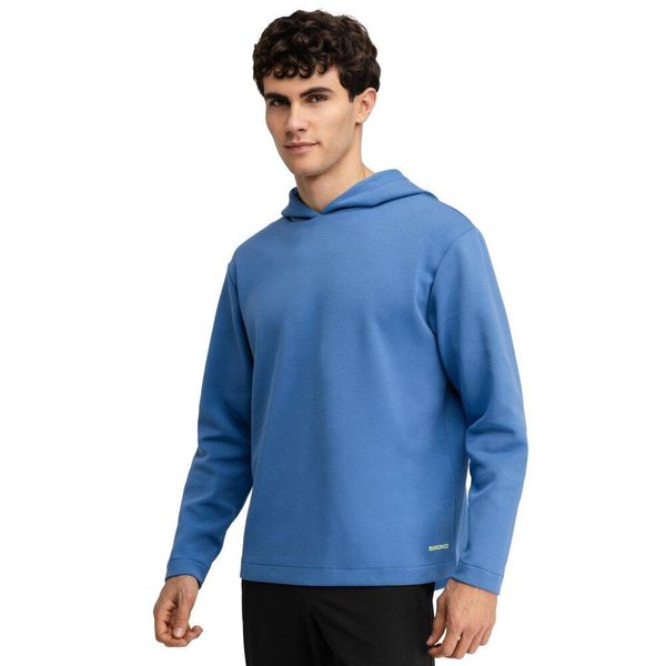 Męska techniczna bluza MTB z kapturem Kolarstwo Siroko MTB Slack Blue. Niebieskie bluzy męskie SIROKO, m, bez wzorów, z bawełny, z kapturem. Za 296.00 zł.