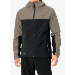 Kurtka przeciwdeszczowa męska Vaude Moab Rain Jacket. Szare buty sportowe męskie Vaude, m, bez wzorów, sportowe, bez kaptura. Za 644.99 zł.