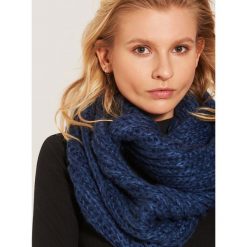 Komin - Granatowy. Niebieskie szaliki i chusty damskie House, bez wzorów. Za 49.99 zł.