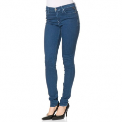 Dżinsy "Vicki" - Straight fit - w kolorze granatowym. Niebieskie jeansy damskie marki Replay. W wyprzedaży za 217.95 zł.