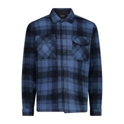 Koszula męska CMP 34S2707. Niebieskie koszule męskie CMP, m, bez wzorów, z materiału, eleganckie, bez kołnierzyka, bez ramiączek. Za 299.45 zł.