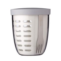 Lunchbox Fruit & veggie Pot Ellipse biały 107655030600. Białe torby i plecaki dziecięce Mepal, z materiału. W wyprzedaży za 50.90 zł.