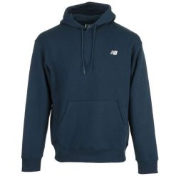 Bluza męska New Balance z kapturem. Niebieskie bluzy męskie New Balance, na jesień, l, bez wzorów, z bawełny, z kapturem. Za 175.00 zł.