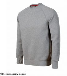 RIMECK - ADLER - - Bluza męska, g/m, % bawełna, % poliester ciemnoszary melanż 4XL. Szare bluzy męskie RIMECK, m, bez wzorów, z bawełny, bez kaptura. Za 127.66 zł.