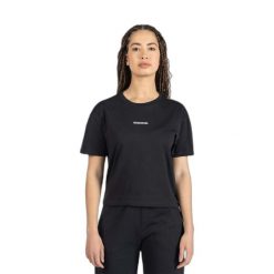Koszulka damska Rossignol Presset. Czarne t-shirty damskie Rossignol, bez wzorów, eleganckie, bez kołnierzyka. Za 260.00 zł.