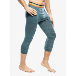 Legginsy termoaktywne męskie Ortovox 185 Rock N Wool Short Pants. Zielone legginsy sportowe męskie ORTOVOX, l, bez wzorów, narciarskie. Za 329.99 zł.