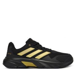 Buty do tenisa adidas. Czarne buty sportowe męskie Adidas, bez zapięcia, tenisowe. Za 399.99 zł.