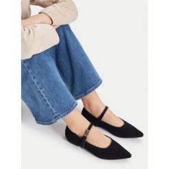 Baleriny MEXX. Czarne baleriny damskie Mexx, bez wzorów, bez obcasa. Za 299.99 zł.