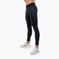 Legginsy NEBBIA Elevated. Czarne buty sportowe męskie Nebbia, bez wzorów, na fitness i siłownię. Za 299.99 zł.