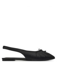 Aldo Sandały Arlet 14028258 Czarny. Czarne sandały damskie Aldo, bez wzorów, z materiału, bez obcasa, na płaskiej podeszwie, bez zapięcia. Za 219.99 zł.