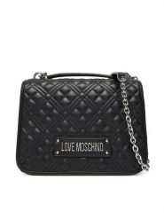 LOVE MOSCHINO Torebka JC4000PP1NLA000B Czarny. Czarne torebki do ręki damskie Love Moschino, bez wzorów, ze skóry, bez dodatków. Za 679.99 zł.