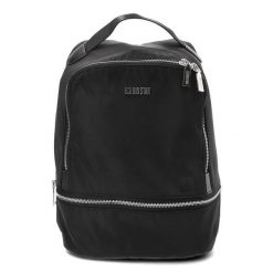 Czarny Stylowy Plecak Damski Big Star. Czarne plecaki damskie Big Star Accessories, bez wzorów, biznesowe. Za 199.00 zł.