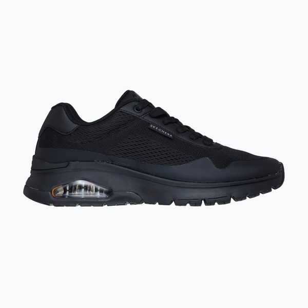 Buty męskie SKECHERS Uno Flex Spring On Air. Czarne buty sportowe męskie Skechers, bez zapięcia, na fitness i siłownię. Za 269.99 zł.