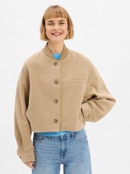 EDITED Bluza - Valja Kobiety Sztuczne włókno brązowy, 42. Brązowe bluzy damskie Edited, bez wzorów, z wełny, bez kaptura. Za 229.95 zł.