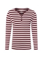 Brookshire Koszulka z długim rękawem Kobiety Bawełna (100%) czerwony, M. Czerwone t-shirty damskie brookshire, m, bez wzorów, z bawełny, bez kołnierzyka. Za 99.95 zł.