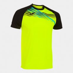 Koszulka do biegania męska Joma Elite X. Czarne koszulki sportowe męskie Joma, m, bez wzorów, bez kołnierzyka, bez ramiączek, do biegania. W wyprzedaży za 125.70 zł.