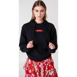 NA-KD Bluza z kapturem i logo NA-KD - Black. Bluzy damskie marki NA-KD. W wyprzedaży za 80.97 zł.