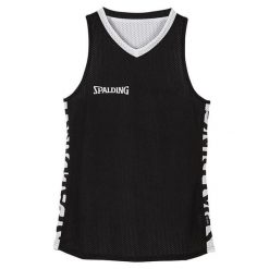 Damska koszulka Spalding Essential Reversible 4her. Białe t-shirty damskie Spalding, bez wzorów, sportowe, bez kołnierzyka. Za 200.50 zł.