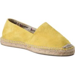 Espadryle ESPADRILLES - Alpagra.3C 20305-21772-1 Ante Canari. Żółte espadryle damskie Espadrilles, ze skóry. W wyprzedaży za 169.00 zł.